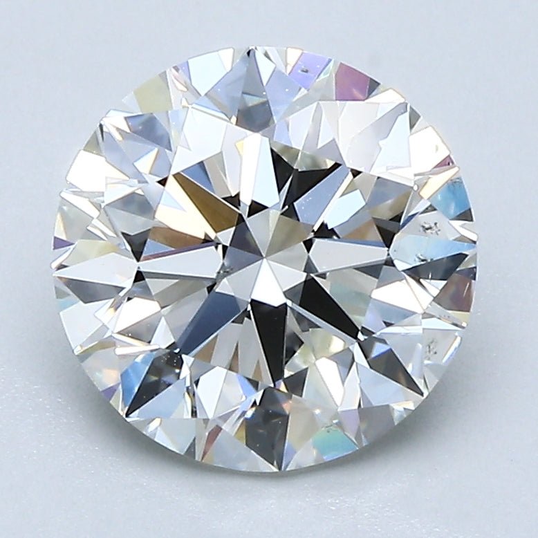 2.5 Carat Natural Diamond - Round - 2.48 - H - VS2 - Diamonds By Rothschild