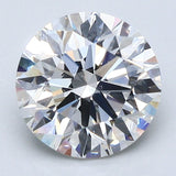 2.5 Carat Natural Diamond - Round - 2.5 - D - VS2 - Diamonds By Rothschild