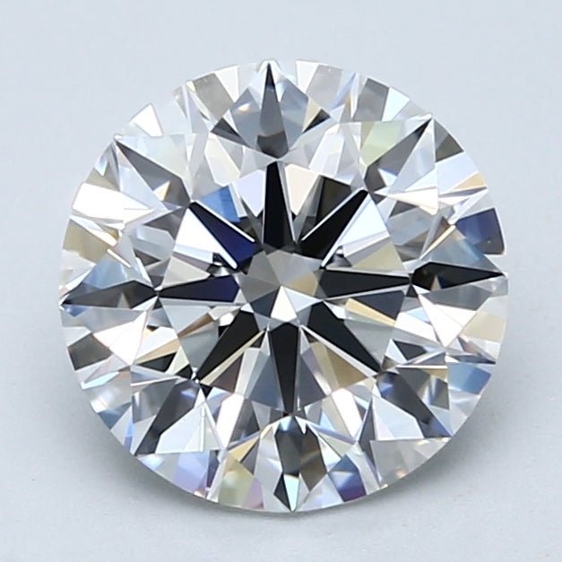 2.5 Carat Natural Diamond - Round - 2.5 - E - VS1 - Diamonds By Rothschild