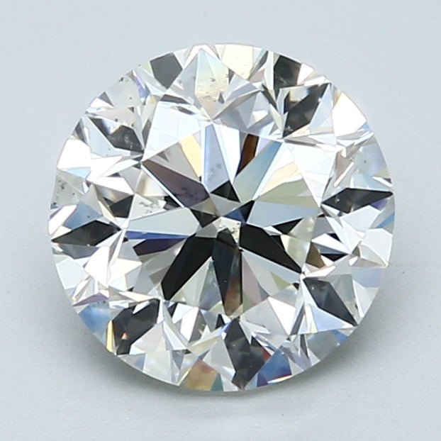 2.5 Carat Natural Diamond - Round - 2.5 - I - SI1 - Diamonds By Rothschild