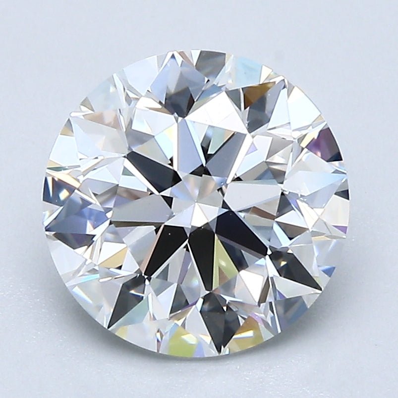 2.5 Carat Natural Diamond - Round - 2.51 - E - SI1 - Diamonds By Rothschild