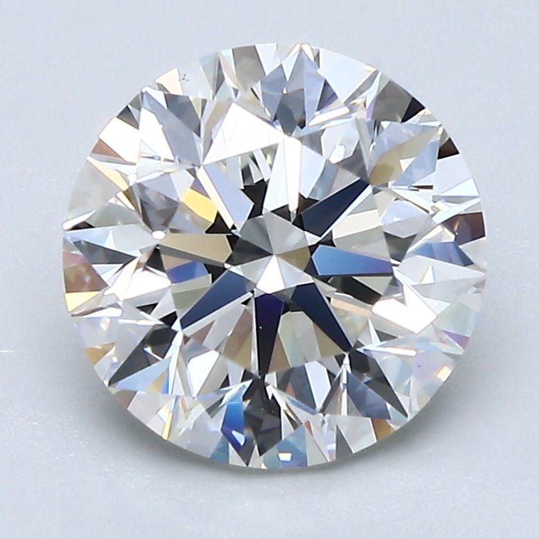 2.5 Carat Natural Diamond - Round - 2.51 - H - VS1 - Diamonds By Rothschild