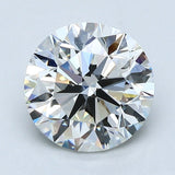 2.5 Carat Natural Diamond - Round - 2.51 - H - VVS2 - Diamonds By Rothschild
