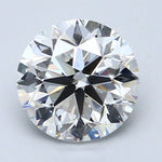 2.5 Carat Natural Diamond - Round - 2.52 - E - VS2 - Diamonds By Rothschild