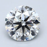 2.5 Carat Natural Diamond - Round - 2.52 - E - VS2 - Diamonds By Rothschild