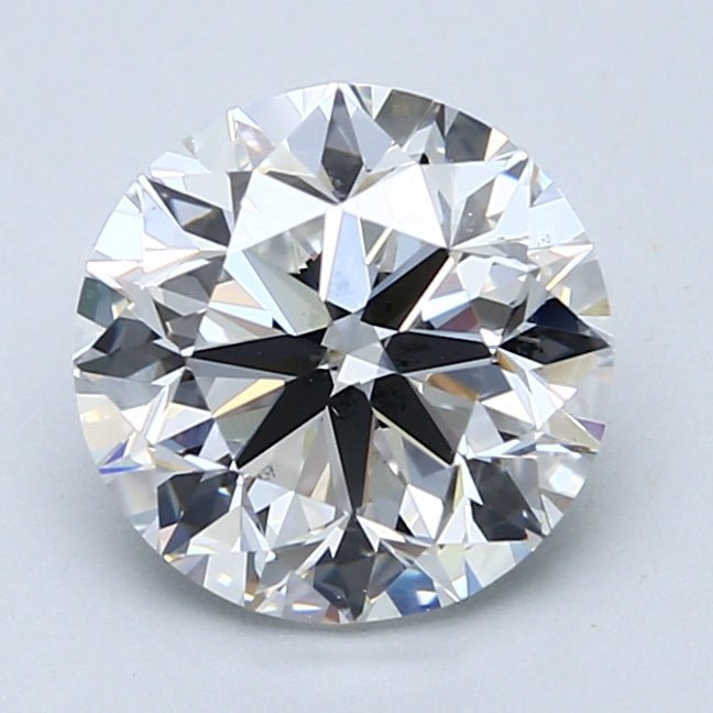 2.5 Carat Natural Diamond - Round - 2.52 - E - VS2 - Diamonds By Rothschild