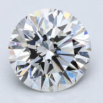 2.5 Carat Natural Diamond - Round - 2.52 - G - VS2 - Diamonds By Rothschild