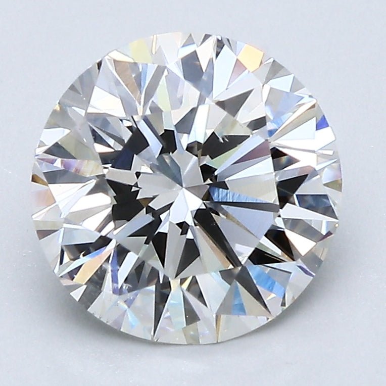 2.5 Carat Natural Diamond - Round - 2.52 - G - VS2 - Diamonds By Rothschild