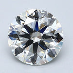 2.5 Carat Natural Diamond - Round - 2.52 - I - SI2 - Diamonds By Rothschild