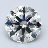 2.5 Carat Natural Diamond - Round - 2.52 - I - SI2 - Diamonds By Rothschild