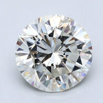 2.5 Carat Natural Diamond - Round - 2.52 - J - SI2 - Diamonds By Rothschild