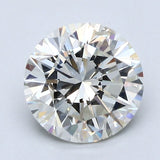 2.5 Carat Natural Diamond - Round - 2.52 - J - SI2 - Diamonds By Rothschild