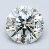 2.5 Carat Natural Diamond - Round - 2.53 - K - SI1 - Diamonds By Rothschild