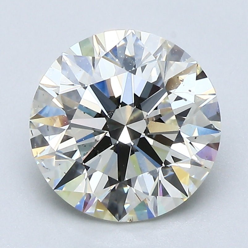 2.5 Carat Natural Diamond - Round - 2.53 - K - SI1 - Diamonds By Rothschild