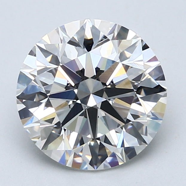 2.5 Carat Natural Diamond - Round - 2.55 - E - VS1 - Diamonds By Rothschild