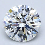 2.5 Carat Natural Diamond - Round 2.5ct - Diamonds By Rothschild