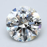 2.5 Carat Natural Diamond - Round - 2.7 - H - VS1 - Diamonds By Rothschild