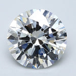 2.5 Carat Natural Diamond - Round - 2.7 - H - VVS2 - Diamonds By Rothschild