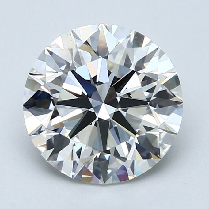2.5 Carat Natural Diamond - Round - 2.8 - H - VS1 - Diamonds By Rothschild