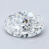 2.5 Carat Oval Cut Natural Diamond - D VS2 - 2.5ct - EX Cut Grade - Diamonds By Rothschild