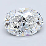 2.5 Carat Oval Cut Natural Diamond - F VS1 - 2.52ct - EX Cut Grade - Diamonds By Rothschild