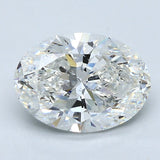 2.5 Carat Oval Cut Natural Diamond - G SI2 - 2.51ct - VG Cut Grade - Diamonds By Rothschild