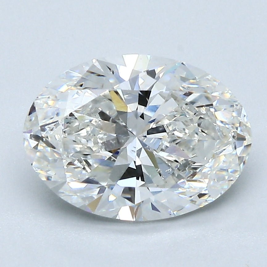 2.5 Carat Oval Cut Natural Diamond - G SI2 - 2.51ct - VG Cut Grade - Diamonds By Rothschild