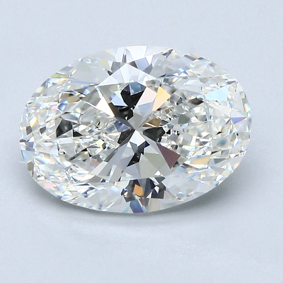 2.5 Carat Oval Cut Natural Diamond - G VS1 - 2.51ct - EX Cut Grade - Diamonds By Rothschild