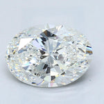 2.5 Carat Oval Cut Natural Diamond - G VS2 - 2.5ct - VG Symmetry Grade - Diamonds By Rothschild