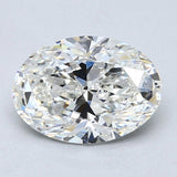 2.5 Carat Oval Cut Natural Diamond - I SI1 - 2.5ct - VG Cut Grade - Diamonds By Rothschild