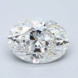 2.5 Carat OVAL - Natural Diamond - 2.43 - G - SI2 - VG - EX - EX - Diamonds By Rothschild