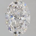 2.5 Carat Oval - Natural Diamond - 2.46 - F - IF - VG - EX - EX - Diamonds By Rothschild