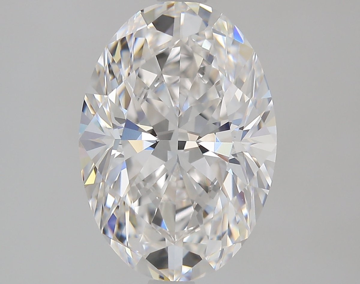 2.5 Carat Oval - Natural Diamond - 2.46 - F - IF - VG - EX - EX - Diamonds By Rothschild