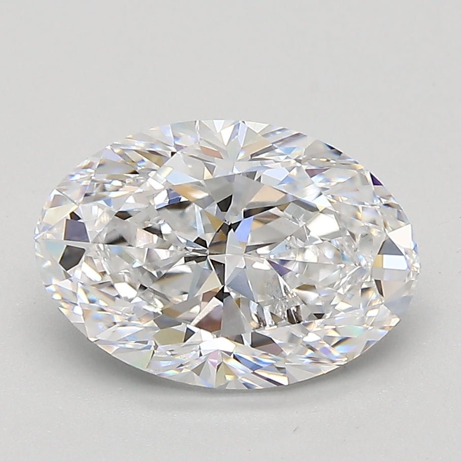 2.5 Carat Oval - Natural Diamond - 2.5 - D - SI1 - VG - EX - EX - Diamonds By Rothschild