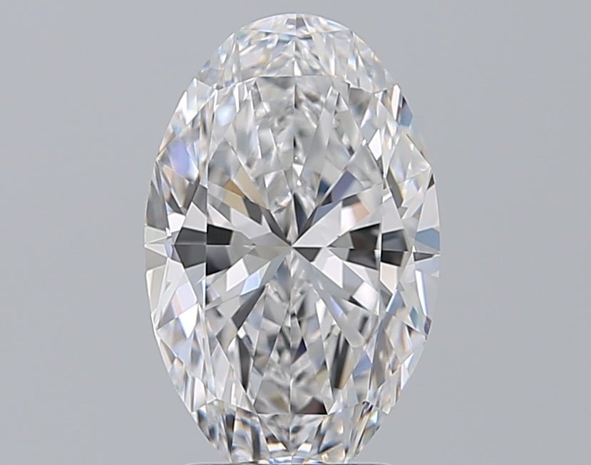 2.5 Carat Oval - Natural Diamond - 2.5 - D - VS1 - VG - EX - EX - Diamonds By Rothschild