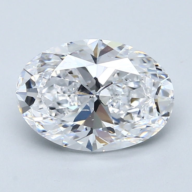 2.5 Carat Oval - Natural Diamond - 2.5 - D - VS2 - VG - EX - EX - Diamonds By Rothschild