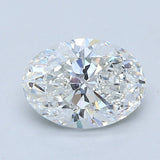 2.5 Carat Oval - Natural Diamond - 2.5 - E - SI1 - EX - VG - Diamonds By Rothschild