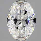 2.5 Carat Oval - Natural Diamond - 2.5 - E - VS1 - VG - EX - EX - Diamonds By Rothschild