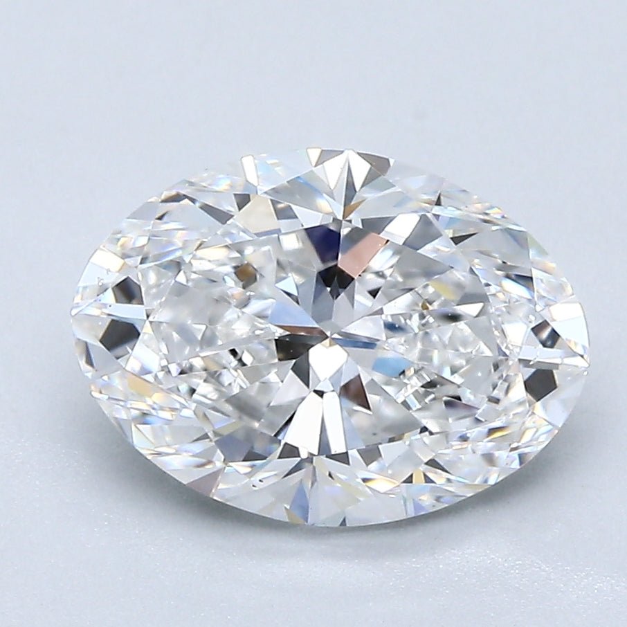 2.5 Carat Oval - Natural Diamond - 2.5 - E - VS2 - VG - EX - EX - Diamonds By Rothschild