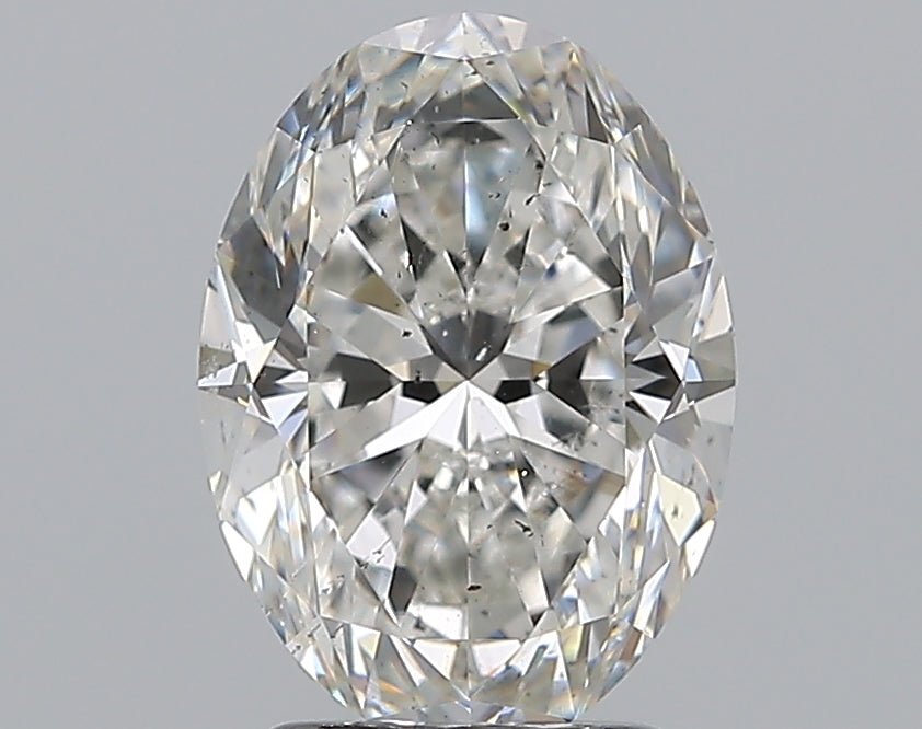2.5 Carat Oval - Natural Diamond - 2.5 - F - SI1 - VG - EX - EX - Diamonds By Rothschild