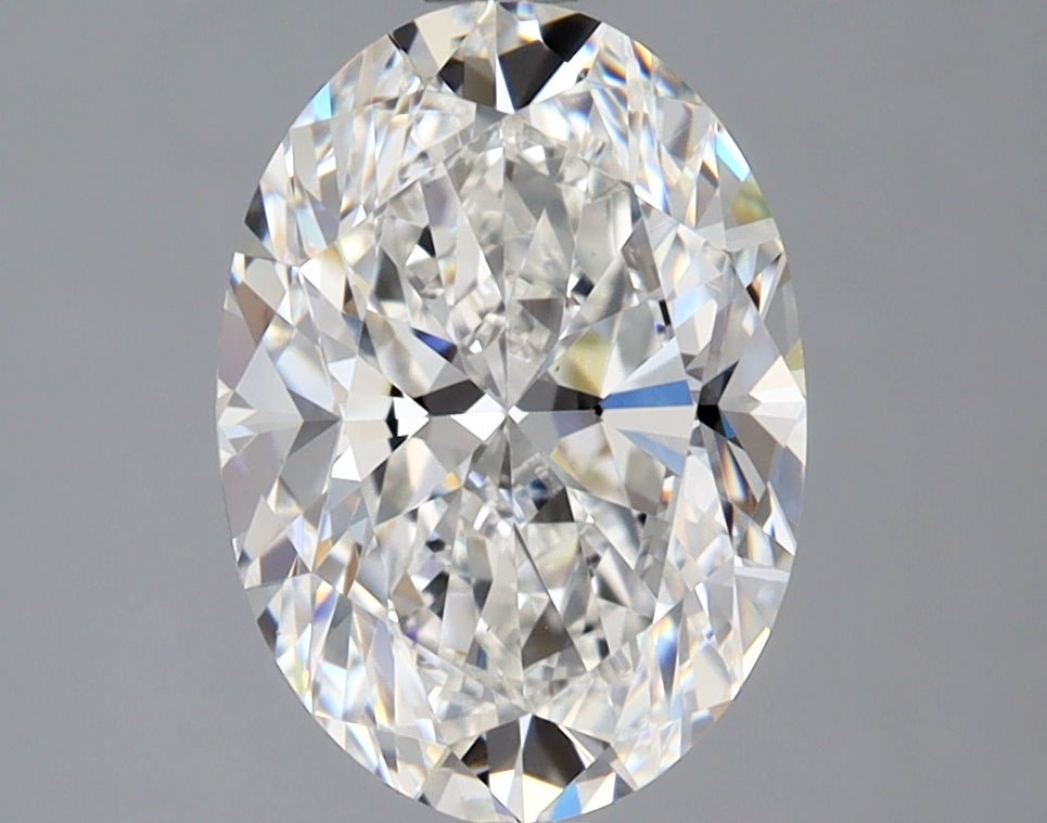 2.5 Carat Oval - Natural Diamond - 2.5 - F - VS1 - EX - EX - Diamonds By Rothschild