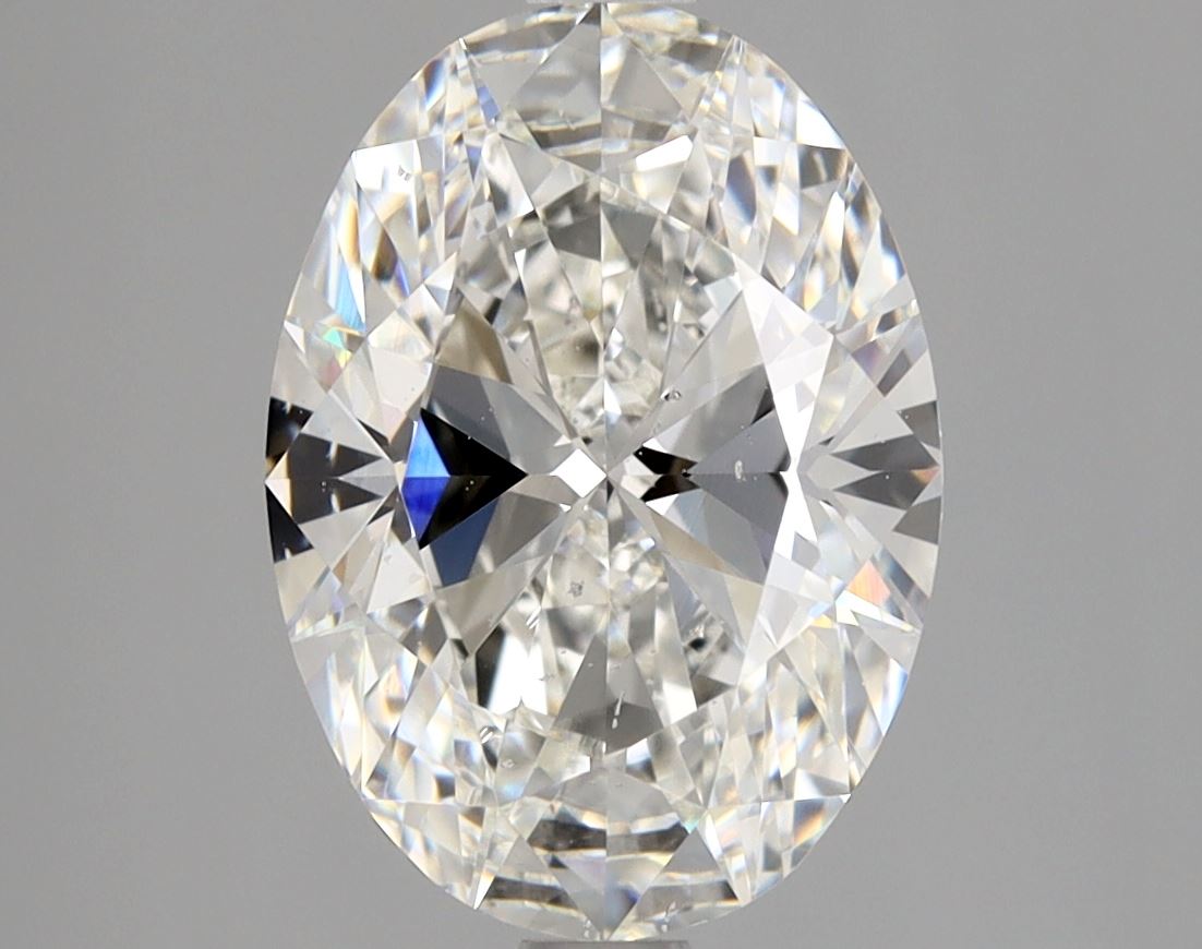 2.5 Carat Oval - Natural Diamond - 2.5 - G - SI1 - EX - EX - Diamonds By Rothschild