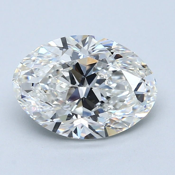 2.5 Carat Oval - Natural Diamond - 2.5 - G - SI2 - VG - EX - EX - Diamonds By Rothschild