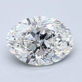 2.5 Carat Oval - Natural Diamond - 2.5 - G - VS1 - VG - EX - EX - Diamonds By Rothschild