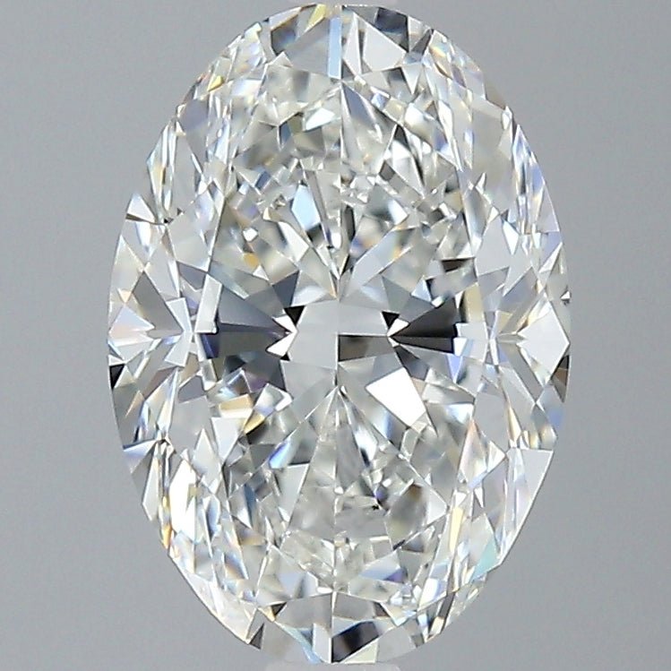 2.5 Carat Oval - Natural Diamond - 2.5 - G - VS2 - VG - EX - EX - Diamonds By Rothschild