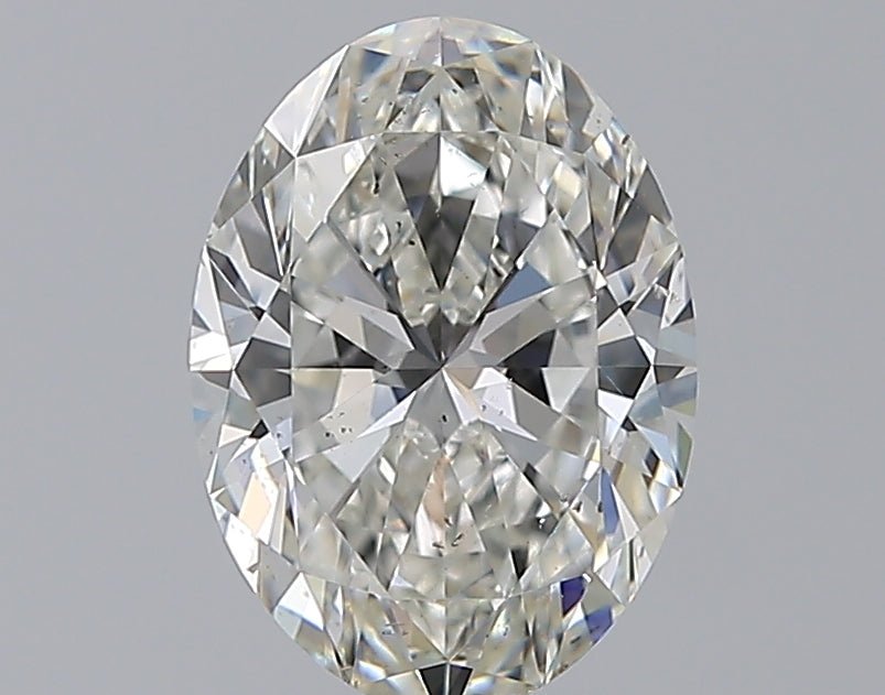 2.5 Carat Oval - Natural Diamond - 2.5 - H - SI1 - VG - EX - EX - Diamonds By Rothschild