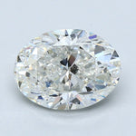 2.5 Carat Oval - Natural Diamond - 2.5 - H - SI2 - VG - EX - EX - Diamonds By Rothschild