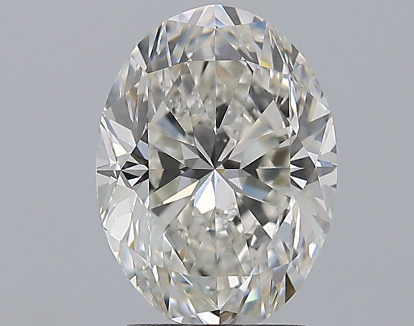 2.5 Carat Oval - Natural Diamond - 2.5 - H - VS1 - EX - EX - Diamonds By Rothschild