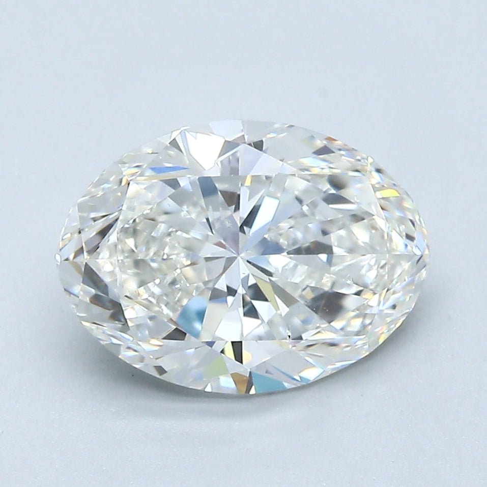 2.5 Carat Oval - Natural Diamond - 2.5 - H - VS2 - VG - EX - EX - Diamonds By Rothschild