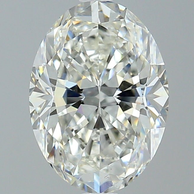 2.5 Carat Oval - Natural Diamond - 2.5 - I - SI1 - VG - EX - VG - Diamonds By Rothschild